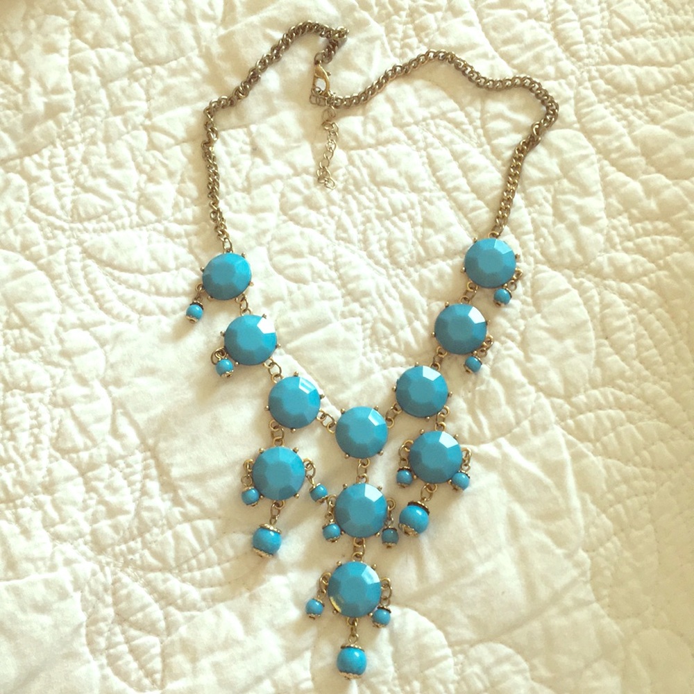 Blue Statement Necklace
